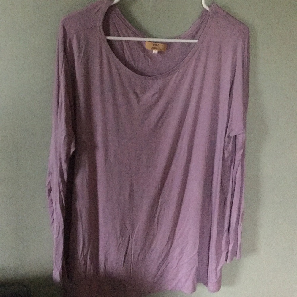 Piko Purple Long Sleep Shirt